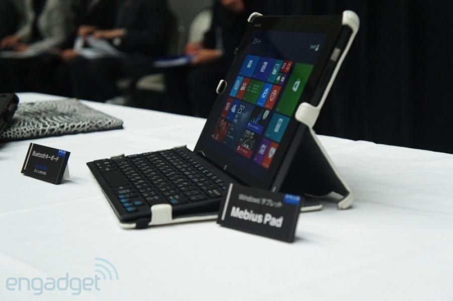 Tablet Mebius Pad: Công nghệ IGZO, chip Atom Bay Trail, Windows 8.1